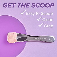 I Dew Care Multi-functional Applicator - Get The Scoop | Gift, Stainless Steel Spatula, Beauty Tool for Cream, Lip Balm, Wash-Off Masks, Mixing, Depuffing