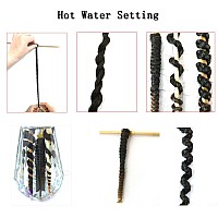 Pre Stretched Braiding Hair 30 Inch 8 Packs Professional Soft Yaki Braiding Hair For Braids Hot Water Setting Synthetic Crochet