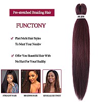 Pre Stretched Braiding Hair 30 Inch 8 Packs Professional Soft Yaki Braiding Hair For Braids Hot Water Setting Synthetic Crochet