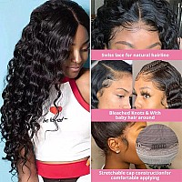 Binf Human Hair Lace Front Wigs Loose Deep Wave Lace Front Wigs Closure Wigs Human Hair 4X4 Deep Wave Closure Wig Human Hair Pre