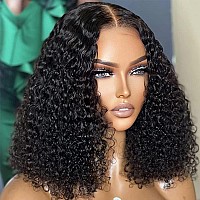 Larima Curly Lace Front Wig Human Hair 200 Density Hd Lace Front Wigs Human Hair Pre Plucked With Baby Hair 13X4 Jerry Curly Gl