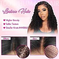 Larima 200 Density Mongolian Curly Human Hair Wigs 13X4 Hd Lace Front Wigs Wear And Go Glueless Wigs Human Hair Pre Plucked Wit