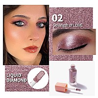 Oulac Liquid Glitter Eyeshadow Liquid Eyeshadow Metallic Eyeshadow Shimmer Eyeshadow Liquid Eyeliner Nonsticky Oneswipe Covera