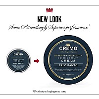 Cremo Beard Scruff Cream Palo Santo Reserve Collection 4 Oz Soothe Beard Itch Condition And Offer Lighthold Styling Fo