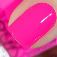 Vishine Nail Gel Polish 15Ml Soak Off Nail Gel Polish Nail Art Manicure Salon Diy At Home Longlasting Hot Pink 05 Oz