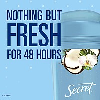 Secret Fresh Clear Gel Antiperspirant And Deodorant For Women Coconut Scent 26 Oz