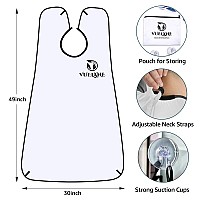 Vuelane Beard Bib Beard Bib Hair Catcher For Men Shaving Nonstick Beard Bib Apron With Strong Suction Cups Grooming Gifts