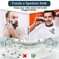 Vuelane Beard Bib Beard Bib Hair Catcher For Men Shaving Nonstick Beard Bib Apron With Strong Suction Cups Grooming Gifts