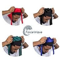 4PCS Silky Durags for Men Women 360 Waves with 1 Wave Cap, Silky Satin Durag Extra Long Tails