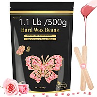 Auperwel Wax Beads For Hair Removal 11Lb Painless Salon Hard Wax Beans For Bikini Eyebrow Facial At Home Pearl Waxing Beads