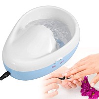 Nail Bubble Bowl, Electric Nail Soaking Bowl Manicure Hand Massage Jet Spa Soak Nail Polish Remover Dead Skin Softening Machine Nail Art Tool For Beauty Salon And Home