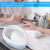 Nail Bubble Bowl, Electric Nail Soaking Bowl Manicure Hand Massage Jet Spa Soak Nail Polish Remover Dead Skin Softening Machine Nail Art Tool For Beauty Salon And Home