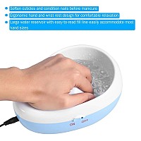 Nail Bubble Bowl, Electric Nail Soaking Bowl Manicure Hand Massage Jet Spa Soak Nail Polish Remover Dead Skin Softening Machine Nail Art Tool For Beauty Salon And Home