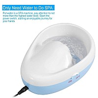 Nail Bubble Bowl, Electric Nail Soaking Bowl Manicure Hand Massage Jet Spa Soak Nail Polish Remover Dead Skin Softening Machine Nail Art Tool For Beauty Salon And Home