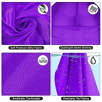 3Pcs Silky Durag Pack For Men Waves Satin Doo Rag For 360 540 720 Waves Award 1 Wave Cap Purplewhiteblack