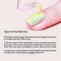 beetles Gel Polish Latex Liquid Nail Simple Peel off Cuticle Guard for Nail Polish Nail Art Liquid Latex Barrier Protector 2 * 15ml White Gel Polish Manicure Nails Design Gifts for women