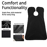 Beard Bib Apron, Mens Beard Hair Catcher for Shaving and Trimming, Non-Stick Beard Shave Cape, Grooming Accessories Tools & Gifts for Husband or Dad