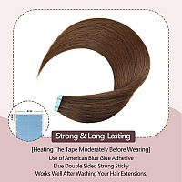 Sunya Tape In Hair Extensions Human Hair 20 Inches Silky Straight Remy Human Hair Seamless Skin Weft Tape In Extensions 20 Inche