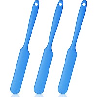 3 Pieces Nonstick Wax Spatulas Silicone Spatula Waxing Applicator Hair Removal Sticks Applicator Spatula Reusable Scraper Hard