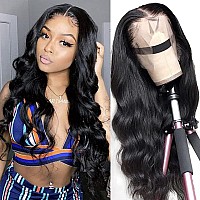 Lapondai Lace Front Wigs Human Hair Pre Plucked Body Wave 13X4 Lace Frontal Wig With Baby Hair 100 Human Hair Wigs For Black Wo