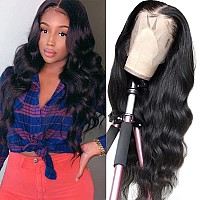 Lapondai Lace Front Wigs Human Hair Pre Plucked Body Wave 13X4 Lace Frontal Wig With Baby Hair 100 Human Hair Wigs For Black Wo