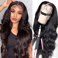 Lapondai Lace Front Wigs Human Hair Pre Plucked Body Wave 13X4 Lace Frontal Wig With Baby Hair 100 Human Hair Wigs For Black Wo