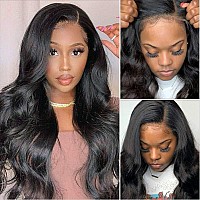 Lapondai Lace Front Wigs Human Hair Pre Plucked Body Wave 13X4 Lace Frontal Wig With Baby Hair 100 Human Hair Wigs For Black Wo