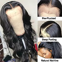 Lapondai Lace Front Wigs Human Hair Pre Plucked Body Wave 13X4 Lace Frontal Wig With Baby Hair 100 Human Hair Wigs For Black Wo