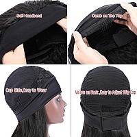 Aiterina 22Inch Headband Wigs Human Hair Deep Wave Wig Glueless Headband Wig Deep Wave None Lace Front Wigs Headband Wig Machine