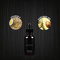 Golden Grooming Co Beard Oil For Men Nourishing Organic Beard Moisturizer Organic Oil For Beard Growth Allnatural Form