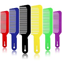 Boao 6 Pack Blending Comb Barber Combs 9 Inch Heat Resistant Clipper Combs Flat Top Combs For Clipper Cuts And Flattops Assort