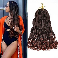 Amir Hair 8 Packs French Curly Braiding Hair 20 Inch Loose Wave Braiding Hair Pre Stretched Synthetic Hair Extensions T33