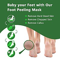 Foot Peel Mask 5Pack Exfoliating Foot Care Mask Make Soft Baby Feet Peel Foot Exfoliator Repair Dead Skin Calluses Chapped