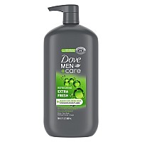 Dove Mencare Body And Face Wash Refreshing Extra Fresh Body Wash For Men With 24Hour Nourishing Micromoisture Technology 30 O