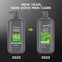 Dove Mencare Body And Face Wash Refreshing Extra Fresh Body Wash For Men With 24Hour Nourishing Micromoisture Technology 30 O