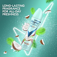 Degree Antiperspirant Deodorant Dry Spray Coconut Hibiscus 72Hour Sweat And Odor Protection Deodorant Spray With Body Heat Ac