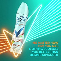 Degree Antiperspirant Deodorant Dry Spray Coconut Hibiscus 72Hour Sweat And Odor Protection Deodorant Spray With Body Heat Ac