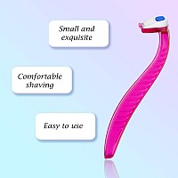 Honoson 12 Pieces T Type Bikini Razor Disposable Women Small Durable Travel Accessories Women Razors Shaver Pubic Hair Removal B