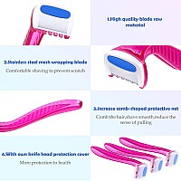 Honoson 12 Pieces T Type Bikini Razor Disposable Women Small Durable Travel Accessories Women Razors Shaver Pubic Hair Removal B