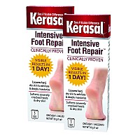 Kerasal Intensive Foot Repair Skin Healing Ointment For Cracked Heels And Dry Feet 1 Oz 2 Count Pack Of 2