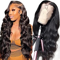 Annelbel 250 Density 26 Inch Body Wave Hd Lace Front Wigs Human Hair Pre Plucked 12A Glueless 13X4 Lace Frontal Wigs Human Hair