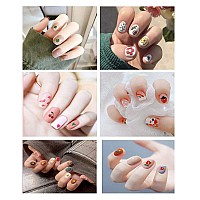 14 Sheets Nail Stickers For Women And Little Girls Nail Art Decoration 3D Selfadhesive Diy Nail Decals Set Including Hearts F