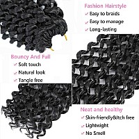 Short Passion Twist Hair 14 Inch 8 Packs Water Wave Crochet Hair For Women Curly Braiding Hair Spring Twist Hair Crochet Braids