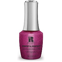 Red Carpet Manicure Fortify Protect Fuchsia Pearl Gel Polish For Strong Healthy Nails Infused With Vitamin A Biotin Up