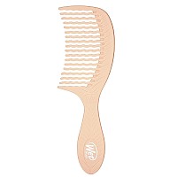 Wet Brush Go Green Coconut Oil Infused Treatment Comb Wide Tooth Hair Detangler With Wavetooth Design That Gently And Glides T