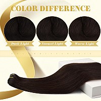 Ve Sunny Brown Clip In Hair Extensions Real Human Hair Chocolate Brown Clip In Human Hair Extensions Color 4 Brown Clip On Hair