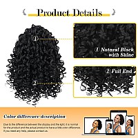 Drawstring Ponytail Afro Kinky Curly Ponytail For Black Women Peacoco 10 Inch Synthetic Hairpieces Clip In Jerry Curls Afro Puf