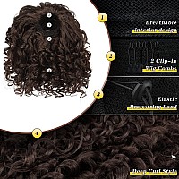 Peacoco Short Afro Curly Ponytail Hair Piece For African American Women Ponytail Extension 6 Inch Drawstring Pony Tail For Black