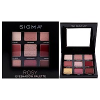 Sigma Beauty Rosy Eyeshadow Palette - 2.56 oz, Rosy Shades