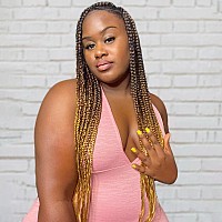 Difunee Prestretched Braiding Hair 28 Inch 6 Packs Ombre Brown 3 Tones Long Braiding Hair For Twist Or Box Braids Yaki Textu